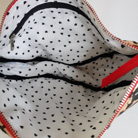 Brighton The Spotted Love Swing Bag Leopard Print Lightweight Packable - Picture 8 of 9